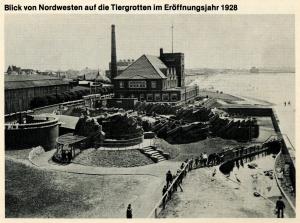 Vue du Zoo am Meer Bremerhaven en 1928