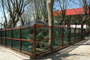 One of the aviaries in the first part of the zoo
