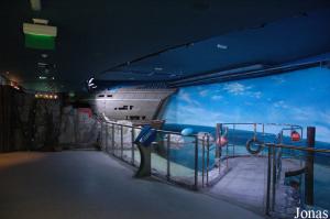 Installation portuaire au Sharjah Aquarium