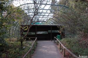 Aviary for grey herons, great cormorants and Northern gannets