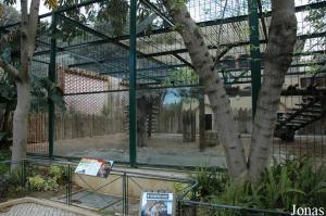Old cages for the Siberian tigers